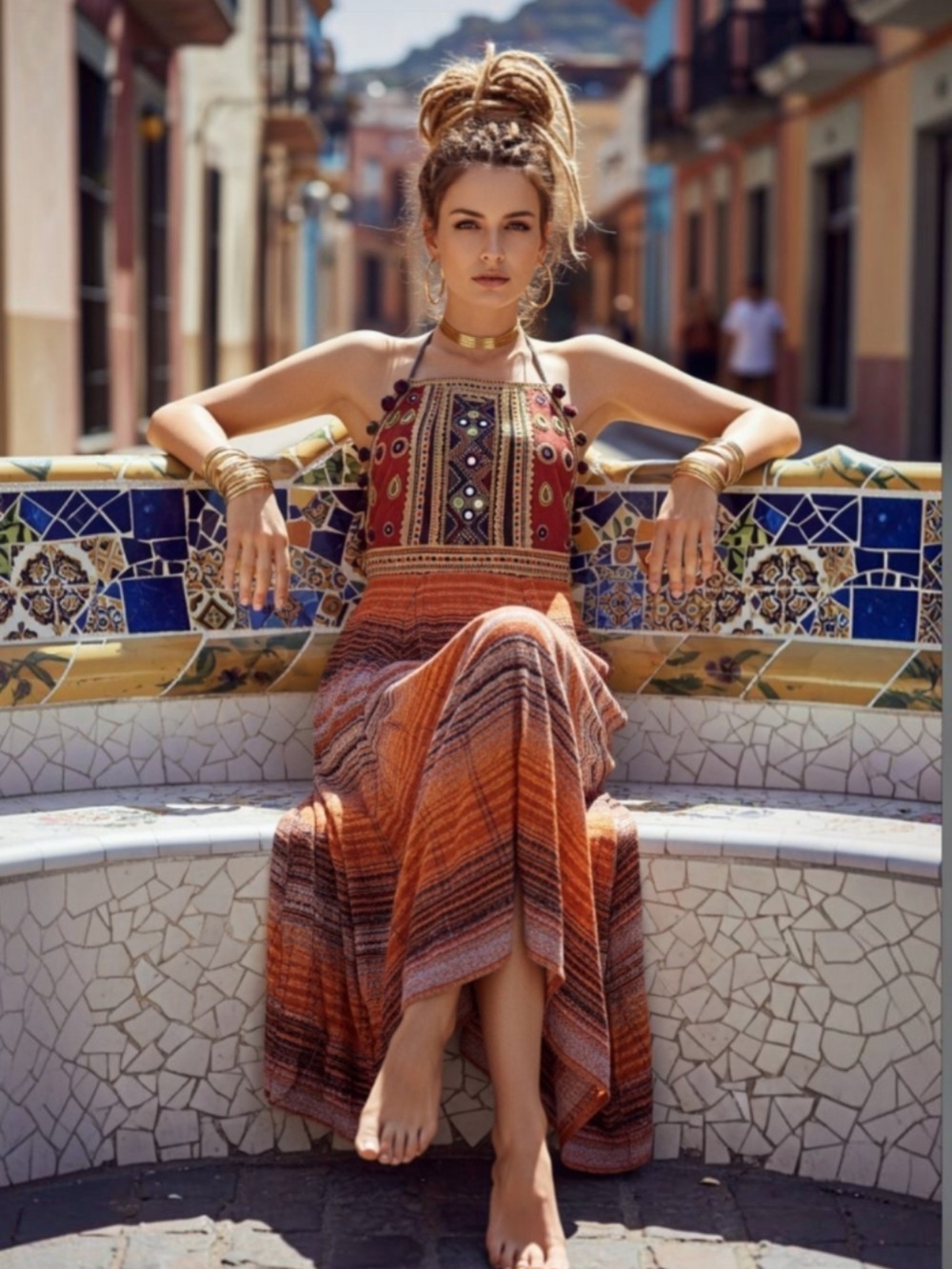 ✨️RARE! HIGHLY SOUGHT AFTER! Free People Regina Sleeveless Maxi Dress!